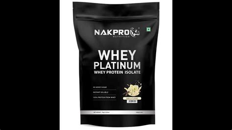 Nakpro Platinum 100 Whey Protein Isolate 1 Kg Vanilla Buy Or Not