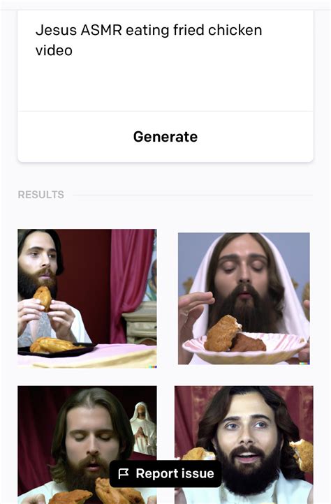 Jesus Asmr Eating Fried Chicken Video Weirddalle