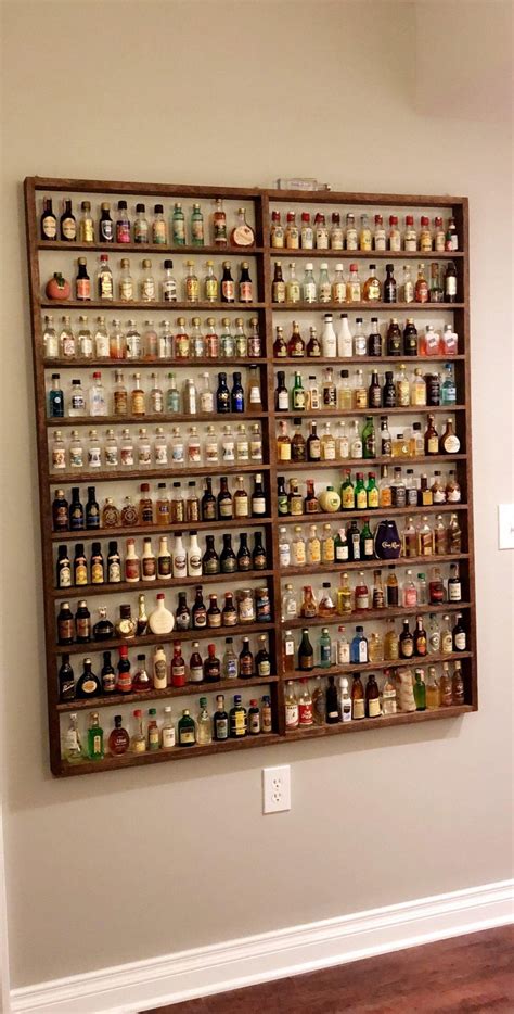 Custom Made Mini Liquor Bottle Display Mini Liquor Bottles Home Bar