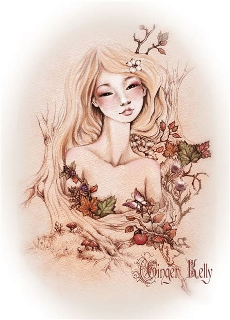 Wood Nymph In Autumn Wood Nymphs Nymph Muse Art