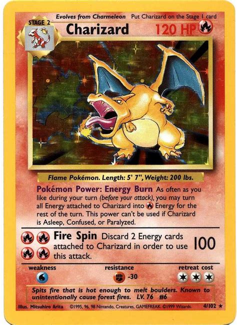 Additional games and systems may be required; Pokemon Base Set Single Card Rare Holo Charizard 4 - ToyWiz