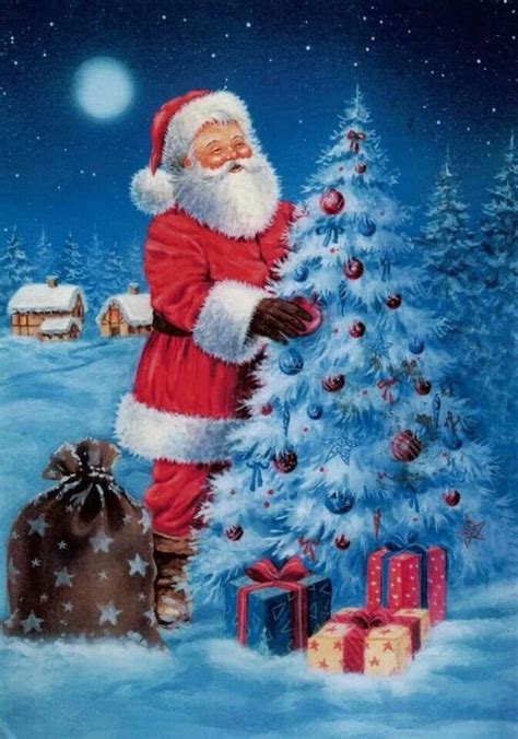 Christmas Fan Art The Magic Of Santa 🎅 Christmas Postcard Christmas