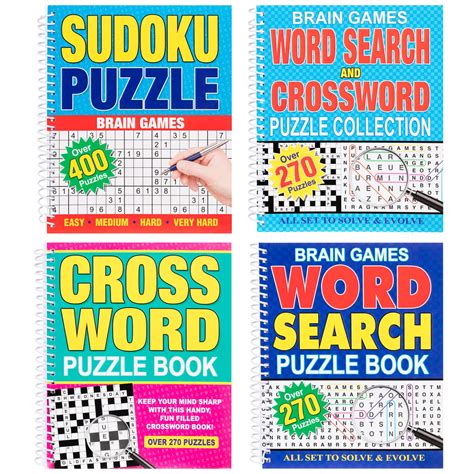 Print Puzzle Book Word Search And Crossword Books Bandm