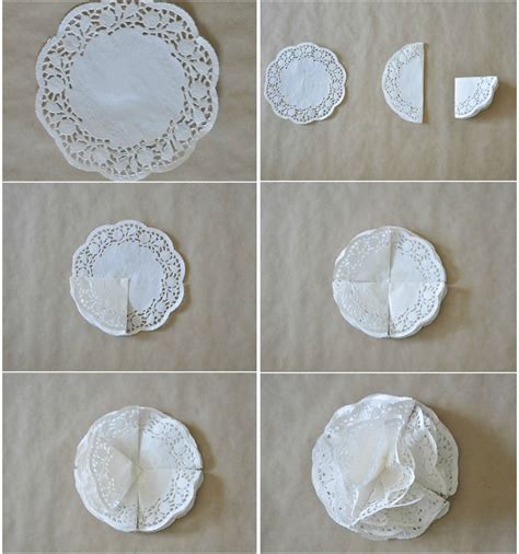 Paper Doily Crafts Pom Pom Tutorial Craft Projects And Ideas Doilies