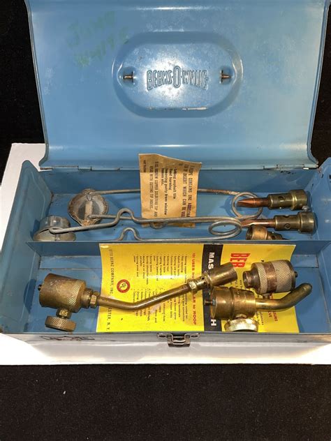 Vintage Bernz O Matic Torch And Cutting Kit Ebay