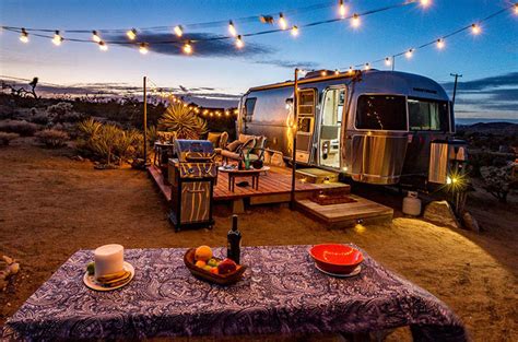 5 Tranquil And Retro Joshua Tree Glamping Airstream And Trailer Spots