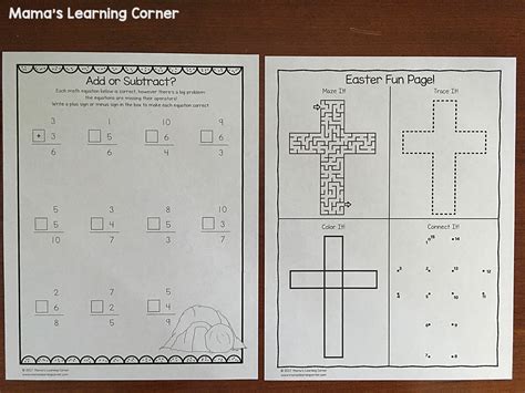 Christian Easter Worksheets For Kindergarten And First