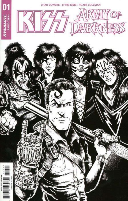 KISS Army Of Darkness 1f Dynamite Entertainment Comic Book Value