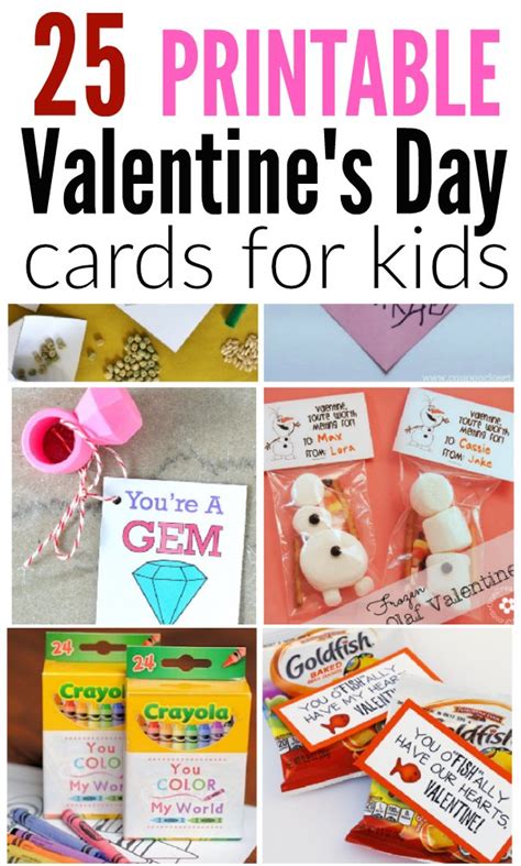 Printable Valentines Day Cards For Kids Free Valentine Cards