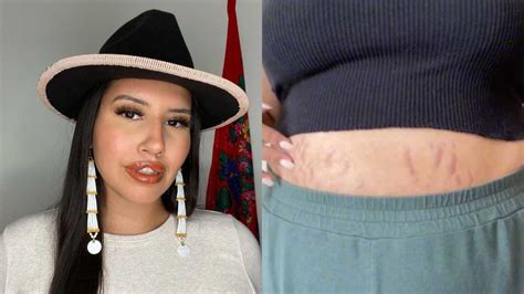 indigenous mom posts inspiring tiktok celebrating her stretch marks sacred body