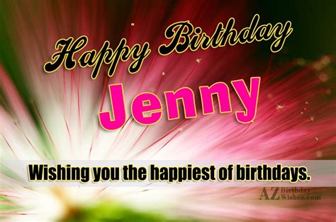 Happy Birthday Jenny