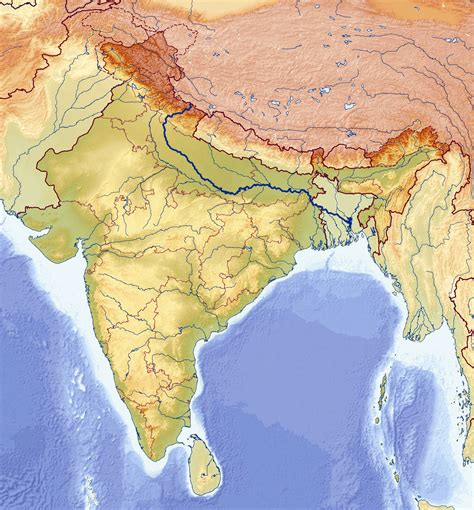 India Relief Map Maps Of India Images And Photos Finder