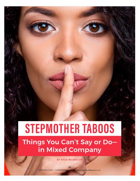 Stepmother Taboos StepMom Magazine