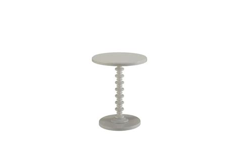 Acton Side Table In White By Acme At Gardner White