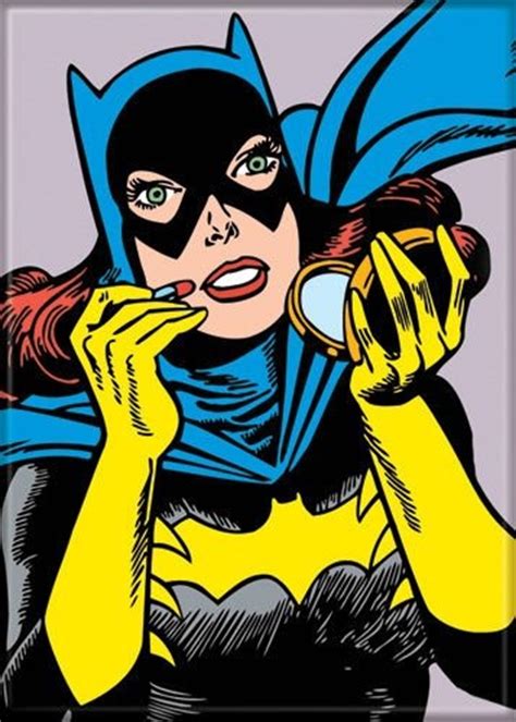 Dc Detective Comics Batman Batgirl Fridge Magnet Robin Pinup Girl H21