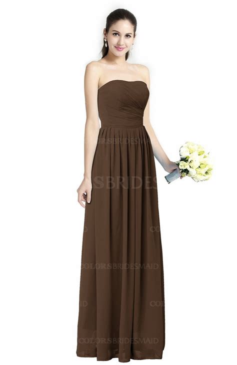 Colsbm Alisson Chocolate Brown Bridesmaid Dresses Colorsbridesmaid