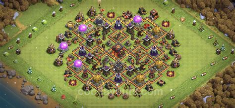 Best Anti Stars Base Th With Link Hybrid Town Hall Level