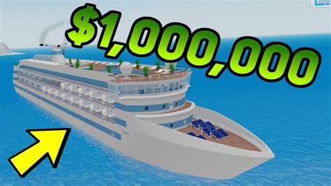 1000000 Cruise Ship Roblox Cruise Ship Tycoon Beta Youtube