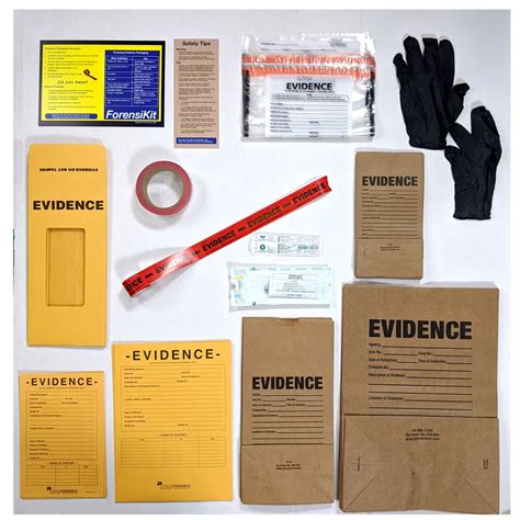 Forensikit Evidence Packaging Crime Scene Forensic Supply Store