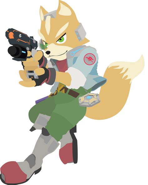 Fox 07 Smash Bros Ultimate Vector Art By Firedragonmatty On