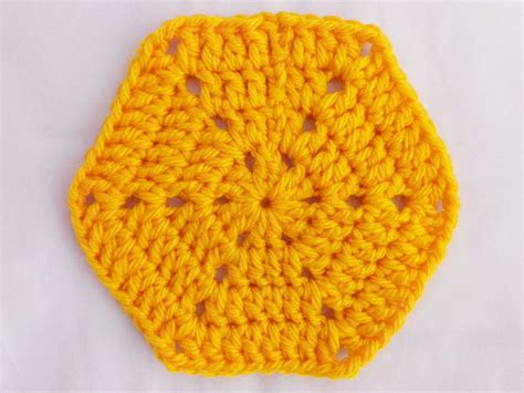 Crochet Pattern Basic Solid Hexagon Photo Tutorial Crafting Happiness