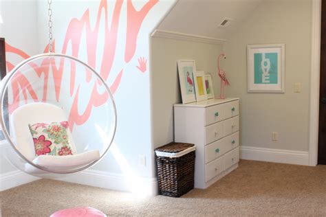 Does your kid long for a real office chair of their own? Attic Works: Girls Attic Bedroom