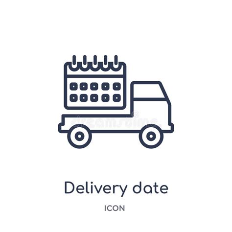 Linear Delivery Day Icon From Delivery And Logistic Outline Collection