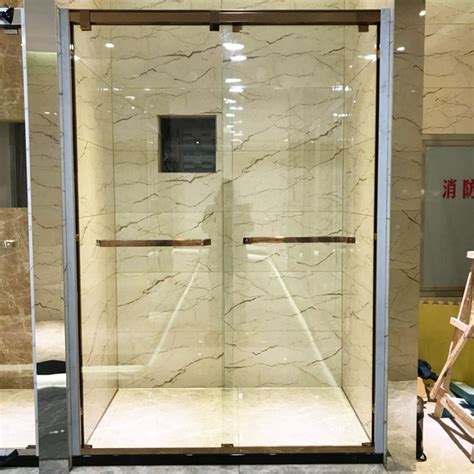 Factory Price Square 8mm Tempered Glass Stand Up Shower