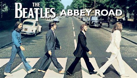 The Beatles Abbey Road Album Cover Block Giant Wall A
