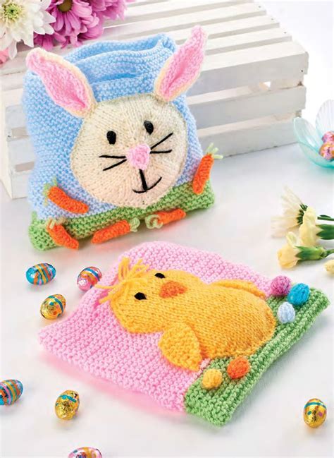 Quick Easter T Bags Knitting Patterns Lets Knit Magazine