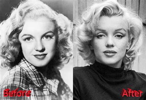 Marilyn Monroe Plastic Surgery A Shooting Star