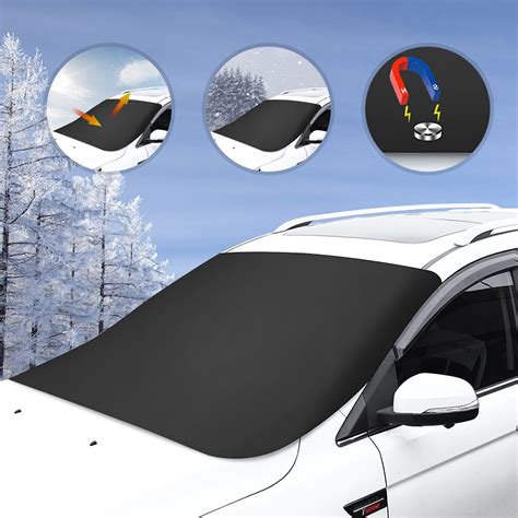 Car Windshield Snow Cover For Ice Frost Winter Car Cover Windscreen Covers Thicken Thickness