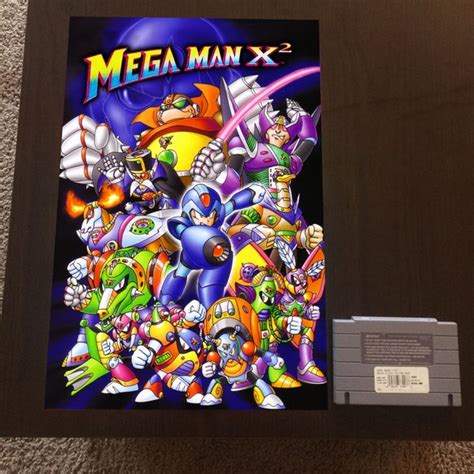 Mega Man X2 Poster 18x12 In Nintendo Poster Game Case King