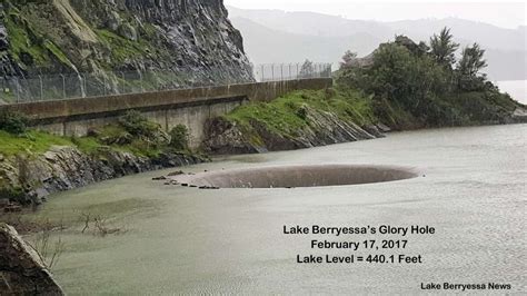 Glory Be Lake Berryessas Glory Hole Is Spilling Over