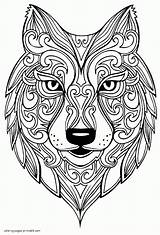 Coloring Pages Animal Adult Printable Adults Popular sketch template