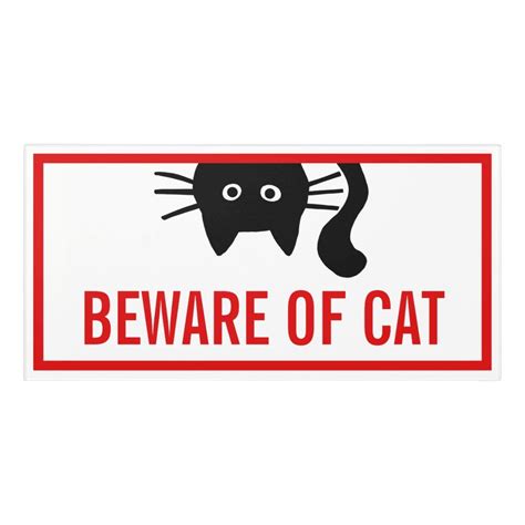 Cool Beware Of Cat Sign Funny 2022 Bestsy