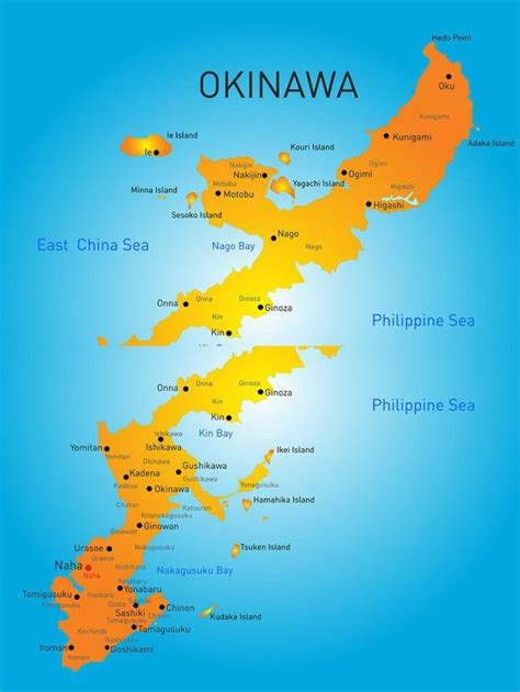 Map Of Okinawa Japan Okinawa Japan Map Okinawa Japan