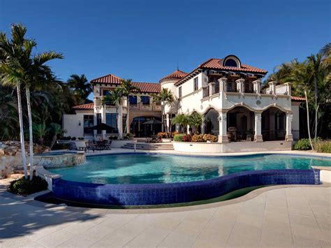 14000 Square Foot Naples Mansion With Magnificent Gated Courtyard