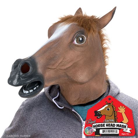 Horse Head Mask The Original Archie Mcphee Horse Mask
