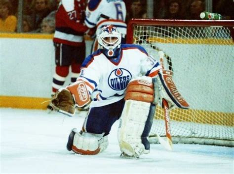 Ex Oilers Goalie Fuhr Hockey Goalie Goalie Mask Goalie