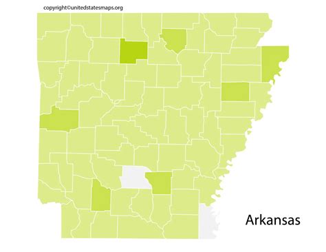 Arkansas County Map Map Of Arkansas Counties