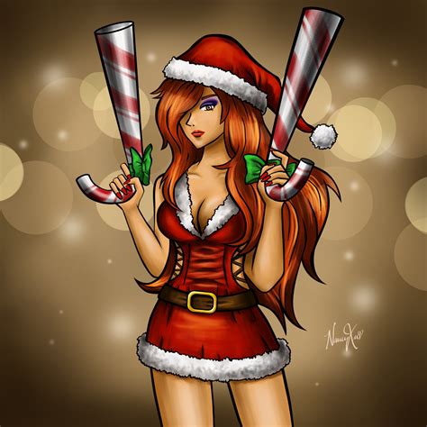 Candy Cane Miss Fortune By Xnancy On Deviantart