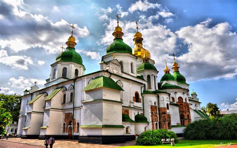 Saint Sophia Cathedral In Kiev Wallpaper Hd