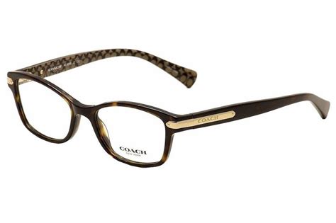 coach optical eyeglasses rx frame hc6065 5287 confetti light brown 51mm ce26 for sale online
