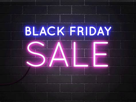 Black Friday Sale Neon Sign By Syrena Liu On Dribbble