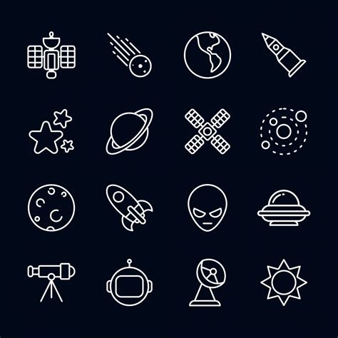 Space Vector Icons Part 01