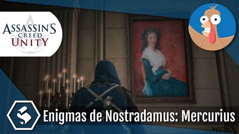 Assassins Creed Unity Enigmas De Nostradamus Mercurius Youtube