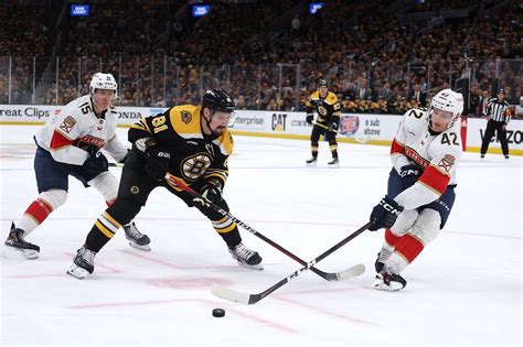 Watch Boston Bruins Tomas Nosek And Panthers Matthew Tkachuk