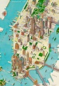 Cartes et plans détaillés de New York | Carte de nyc, Poster de new ...