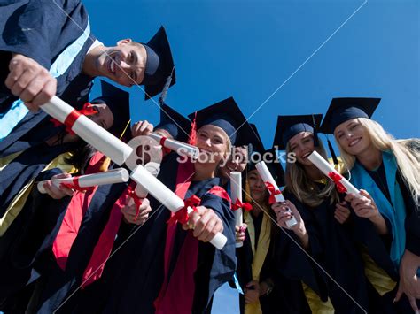 High School Graduates Students Royalty Free Stock Image Storyblocks